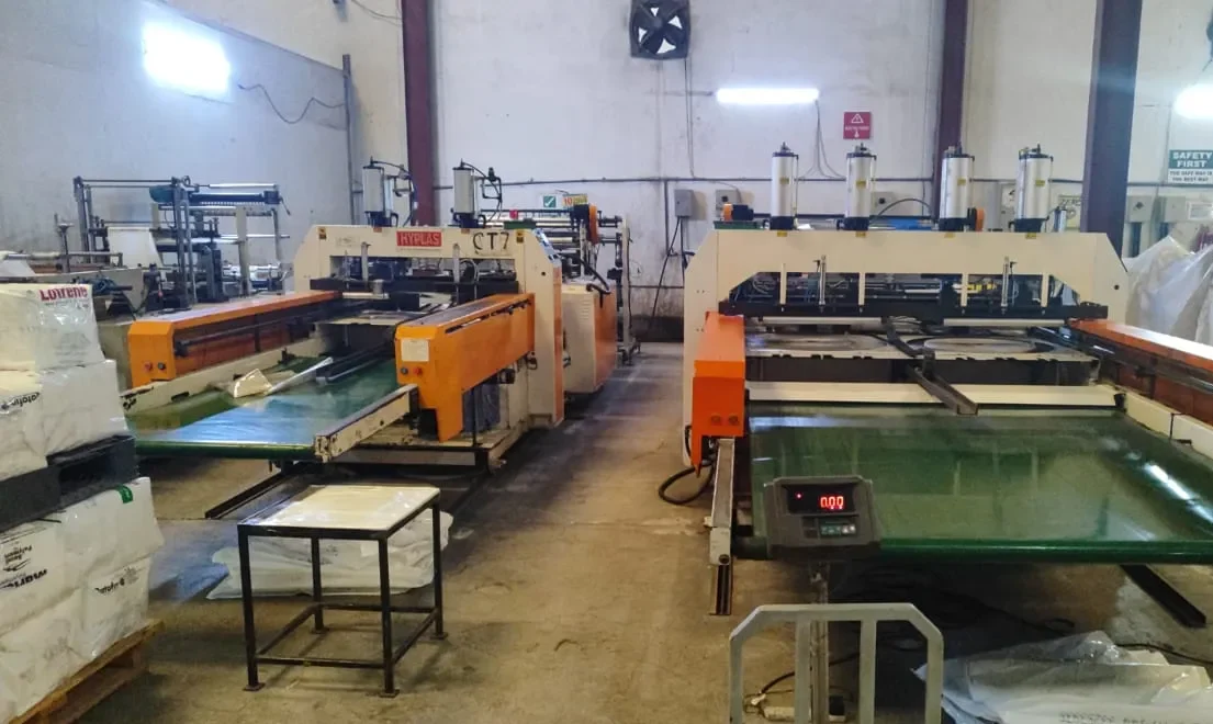 Finished plastic products area